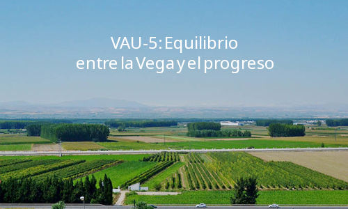 Vista panorámica de la Vega de Granada con cultivos agrícolas.